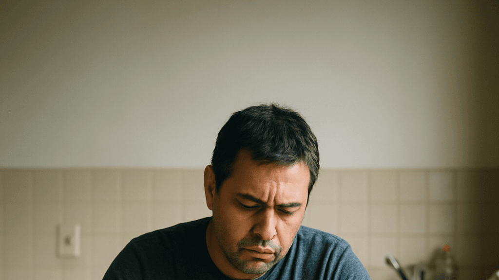 Persona comparando presupuestos de servicios del hogar antes de contratar