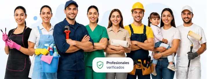 Grupo de profesionales verificados