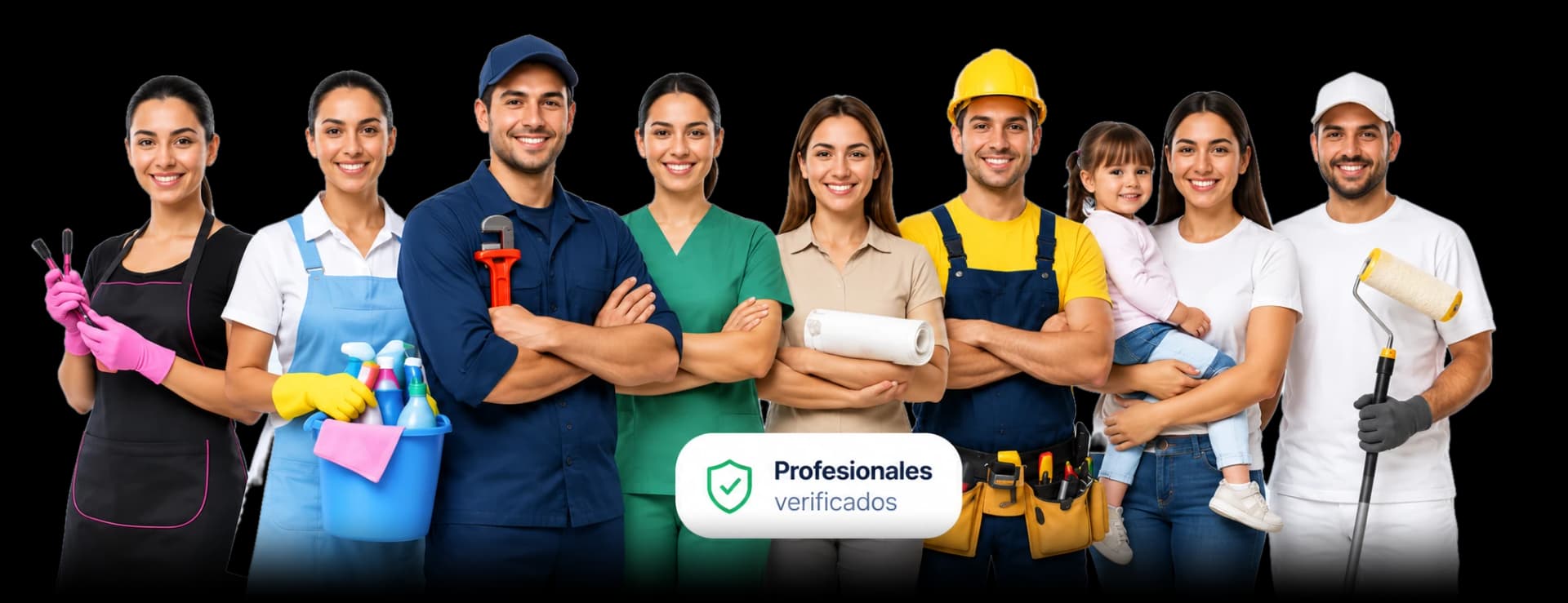 Grupo de profesionales verificados