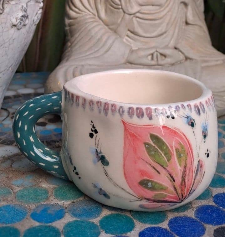 Taza Alba ~ Diseño Orquídea