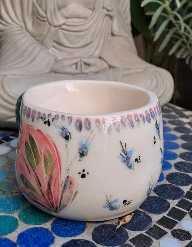 Taza Alba ~ Diseño Orquídea